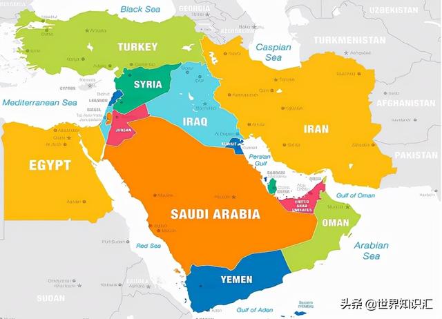 中东的地图（中东的地图怎么画）-第1张图片