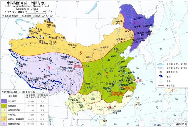 中国十大湖泊排名面积（中国十大湖泊面积排名表）-第1张图片